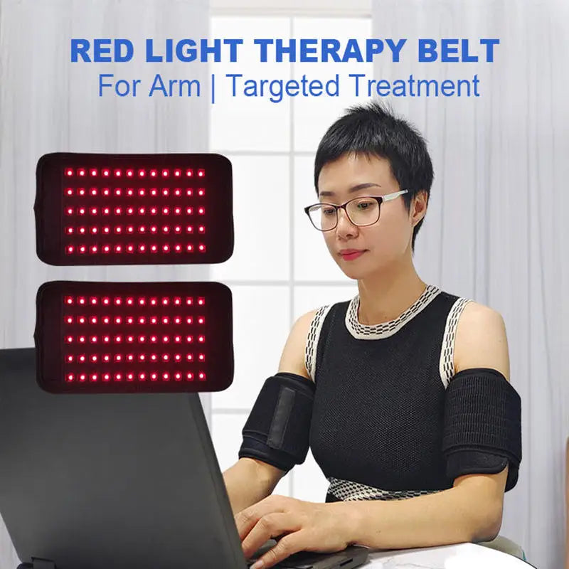 Red Light Therapy Belt 660nm 850nm – Wearable LED Wrap Pad Light Therapy Belt Qst