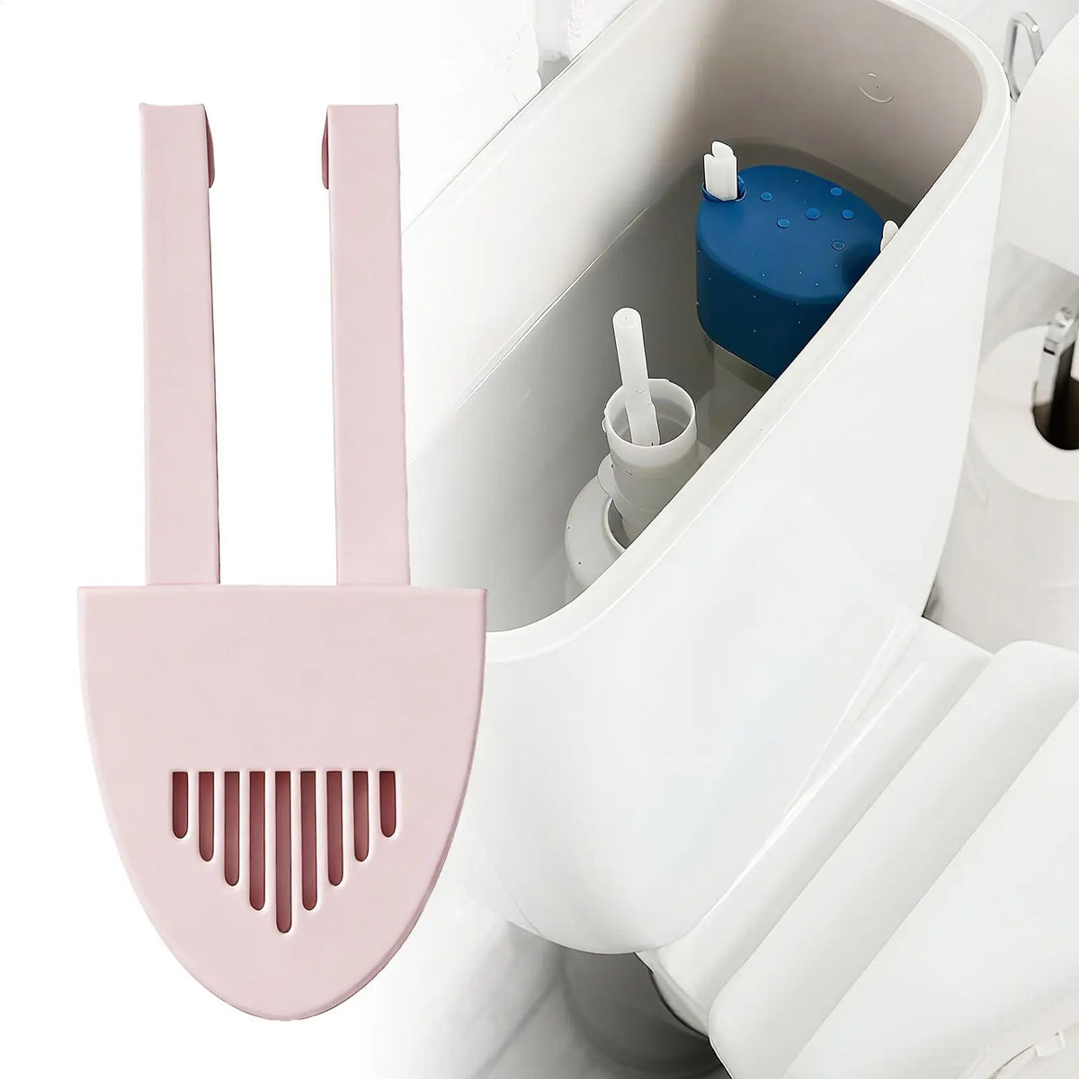 Toilet Tank Cleaner Tablet Holder – Anti-Slip Suspending Toilet Tablet Holder Qme