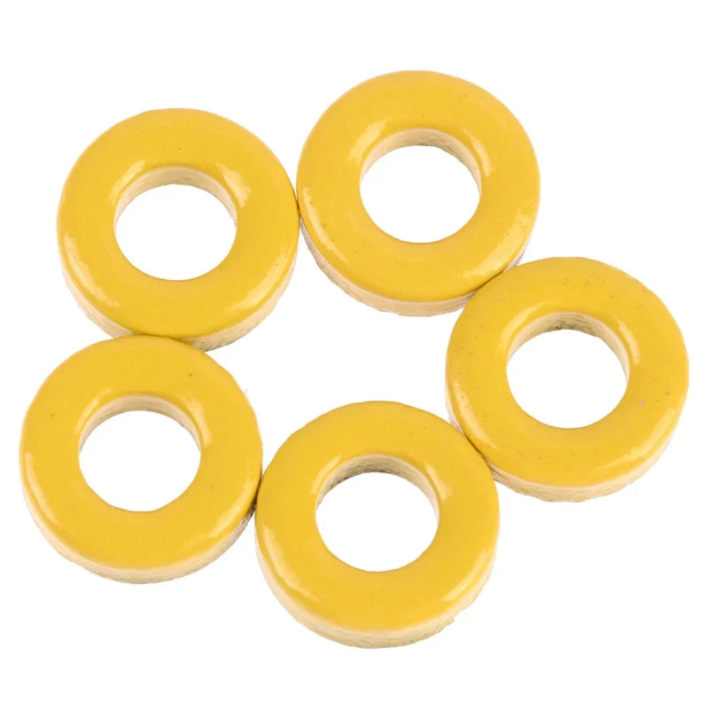 T37-6 Iron Powder Toroid Core AL 3nH/N² – 5 Pack Toroid Core Qme Default Title