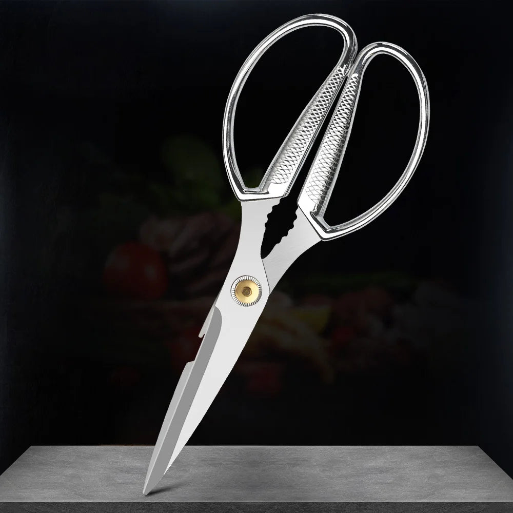 TURWHO Stainless Steel Kitchen Scissors – Multifunctional Shears Kitchen Scissors Qst K84