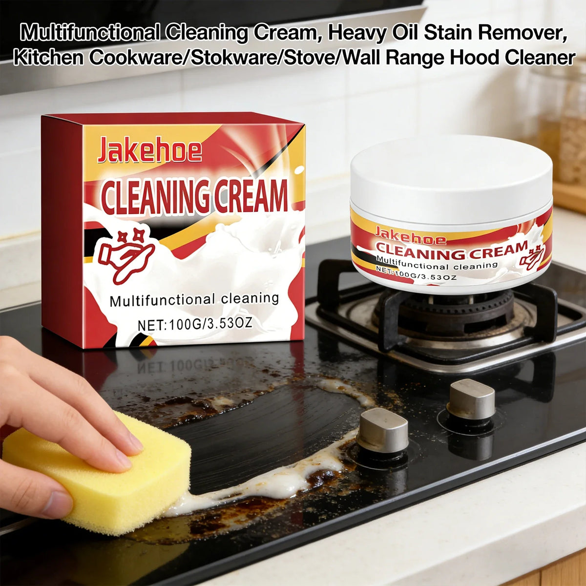 Multi-Functional Decontamination Cream – Removes Oil & Stains Household Cleaning Cream Qme