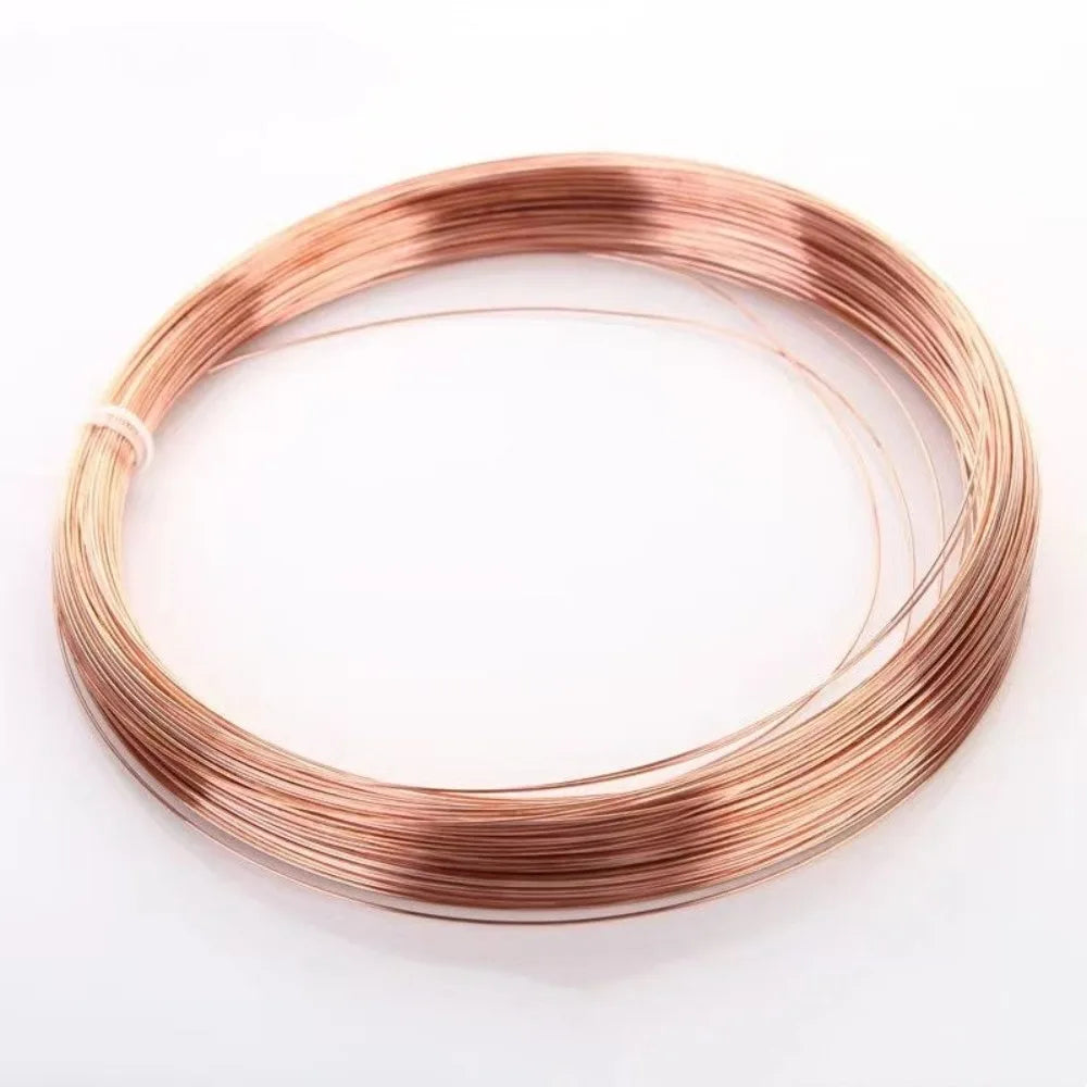 5M Ultra-Fine Bare Copper Wire Coil | DIY Craft & Jewelry Craft Wire Coil Qme
