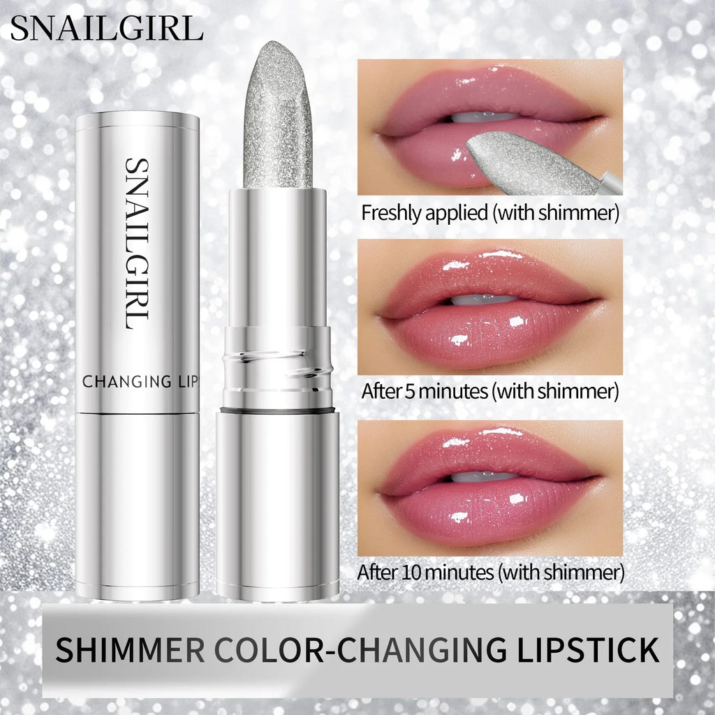 Temperature Color Changing Glitter Lipstick – Waterproof Glitter Lipstick Qme