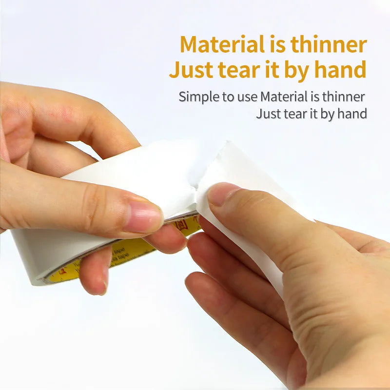 10M Ultra-Thin Double Sided Tape | Strong Hand-Tearable Double Sided Tape Qme
