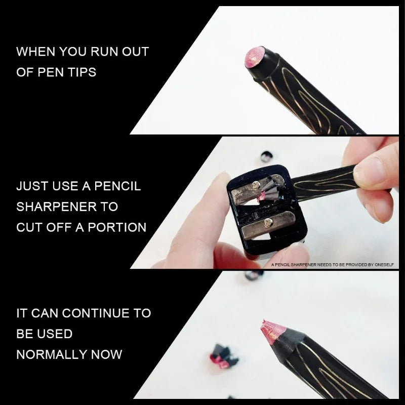 Waterproof Pearlescent Glitter Eyeliner & Eyeshadow Pencil Eyeliner Eyeshadow Pencil Qme