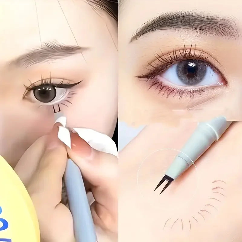 Double-Claw Ultra-Fine Liquid Eyeliner & Eyebrow Pencil Liquid Eyeliner Pencil Qme