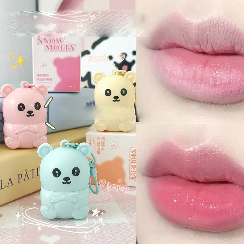 Cute Bear Fruit Lipstick – Moisturizing Lip Color | Qme Moisturizing Lipstick Qme