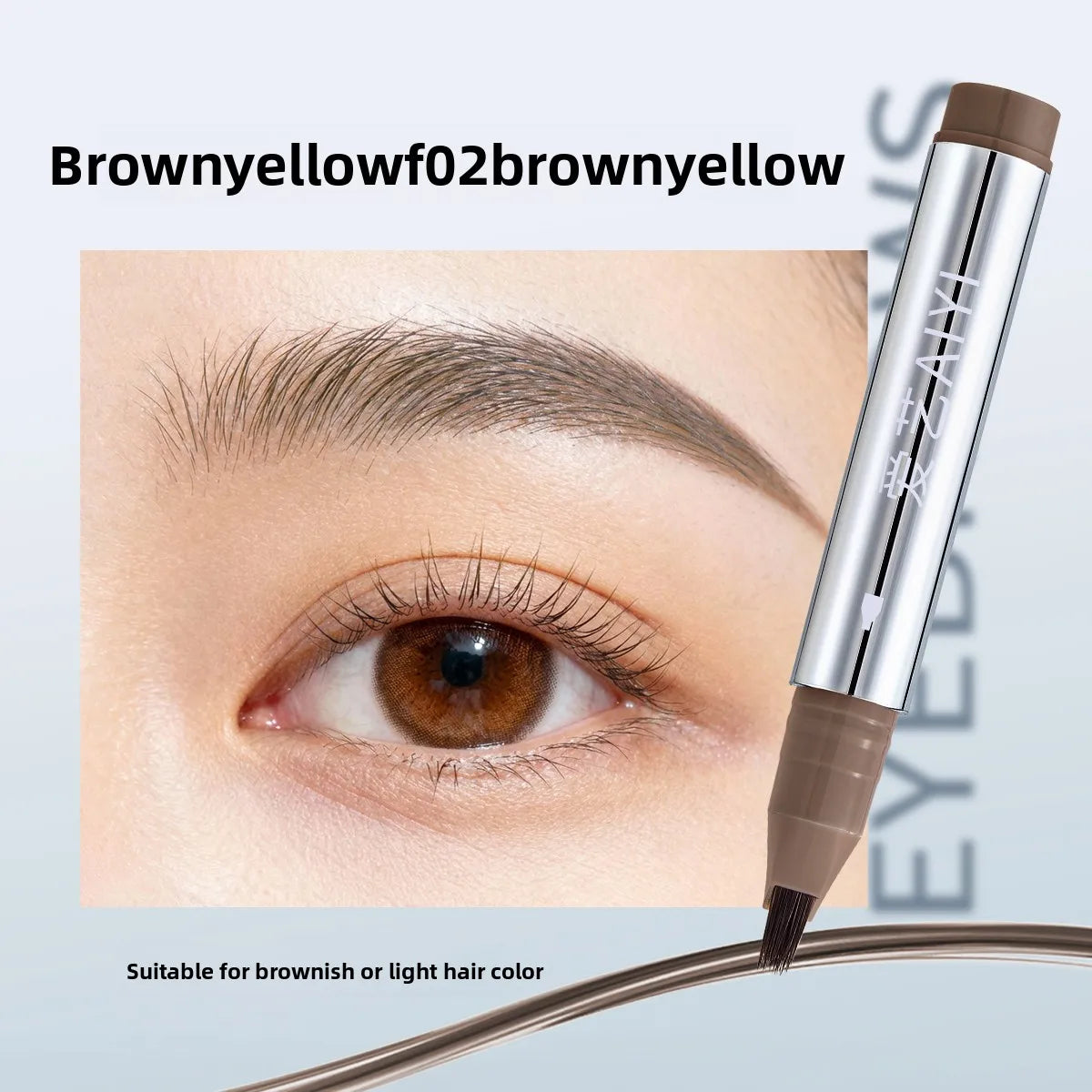 AIYI Multi-Pronged Tattoo Brow Pen – Waterproof, Long-Lasting Eyebrow Brow Pen Qme B2-13-02