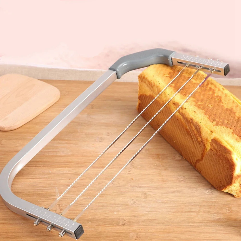 Adjustable Wire Cake Leveler & Slicer – Stainless Steel Cake Leveler Tool Qme