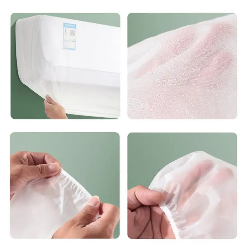 Wall AC Dust Cover – Damp-Proof PEVA Protective Cover AC Protective Cover Qst