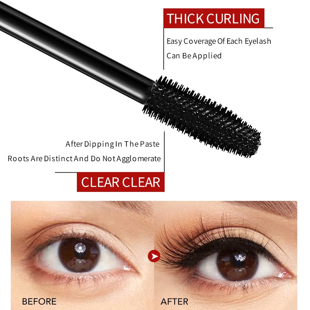 Waterproof Silk Fiber Mascara – Lengthening & Volumizing Silk Fiber Mascara Qme