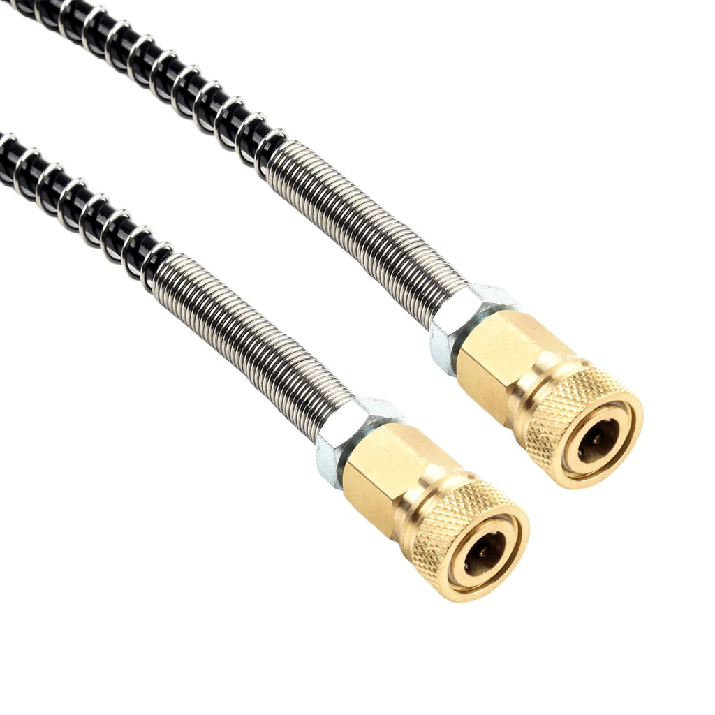 M10 64ft High Pressure Hose 63MPa Air Compressor Filling Station High Pressure Hose Qme