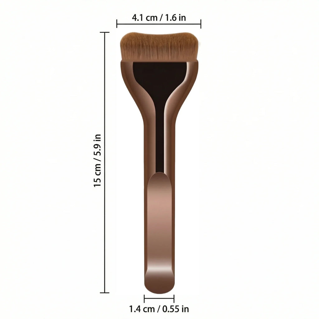 Ultra-Thin Wide-Edge Powder Foundation Brush | Soft Bristles Foundation Makeup Brush Qme