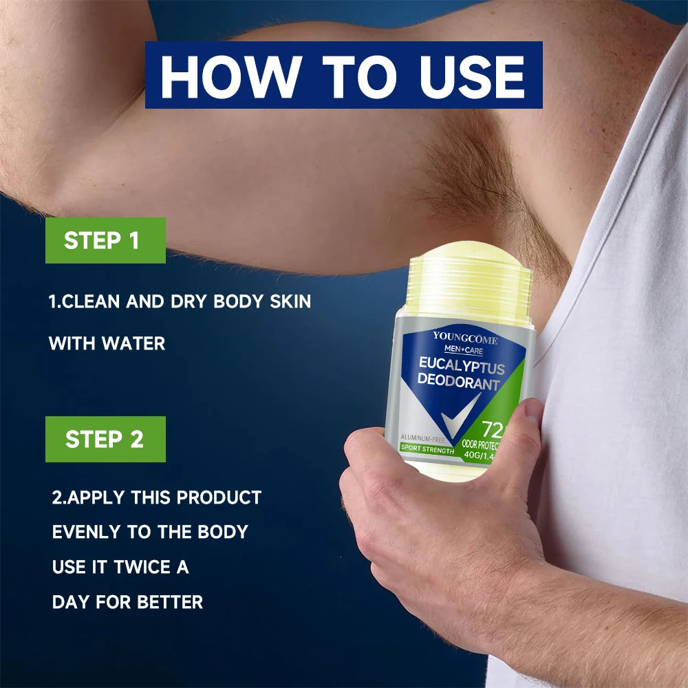 YOUNGCOME Men's Deodorant Stick – Long-Lasting Freshness Men's Deodorant Stick Qst