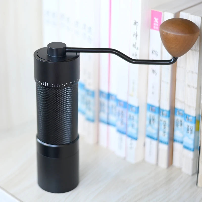Jaffee J2S Manual Coffee Grinder – 38mm Burr, 180 Settings Manual Coffee Grinder Qst