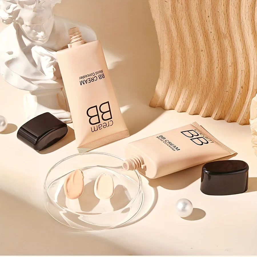 BB Cream Concealer Moisturizing Liquid Foundation | Nude Finish BB Cream Foundation Qme