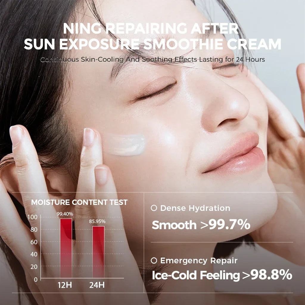 NING Dermologie Soothing Smoothie Cream | Daily Skin Moisturizer Soothing Skin Cream Qme