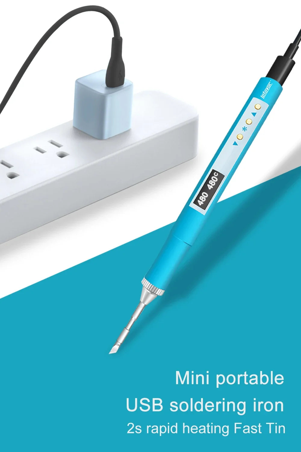 T210 JBC210 Mini Portable Soldering Iron | QC PD USB Powered Portable Soldering Iron Qme