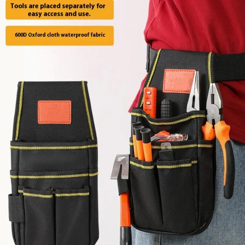 Multi-Layer Electrician Tool Waist Bag – Adjustable Oxford Pouch Tool Waist Bag Qme