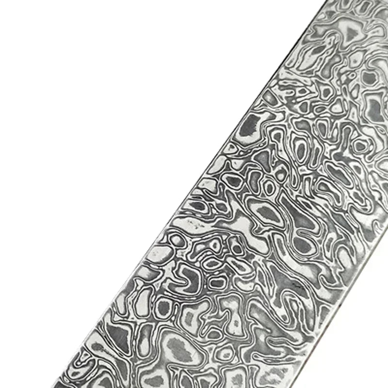 Damascus Steel Billet 10x3x0.25cm – DIY Knife Making Blank Knife Making Billet Qst