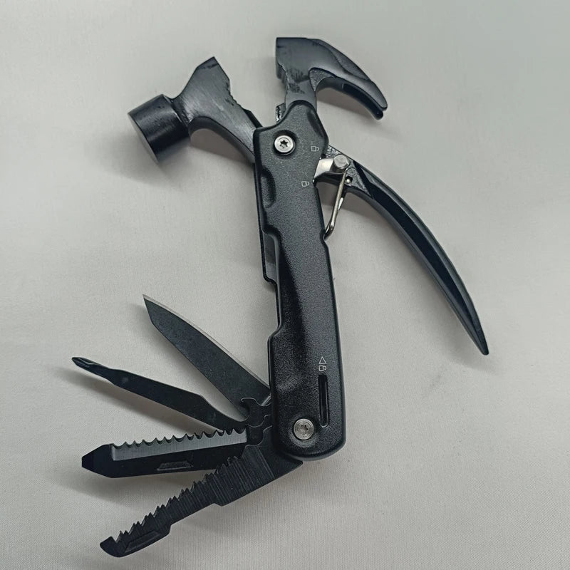 12-in-1 Multitool Hammer – Compact Camping & DIY Gift for Men Multitool Hammer Qst