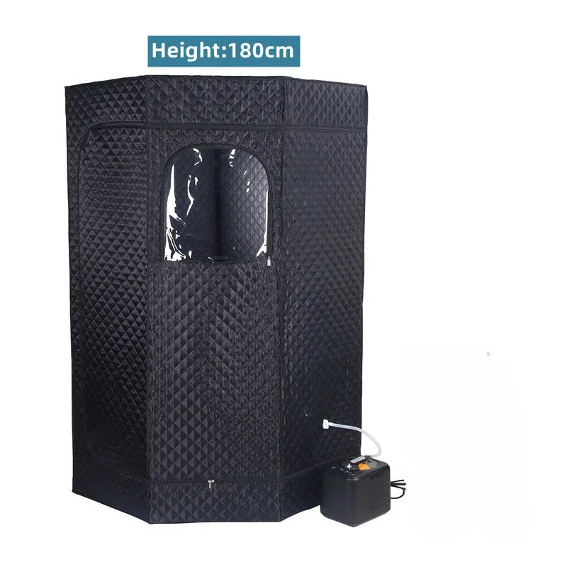 Portable Home Sauna Tent 180cm – Wet Steam Spa & 3L Pot Portable Sauna Tent Qst sauna Tent with Pot