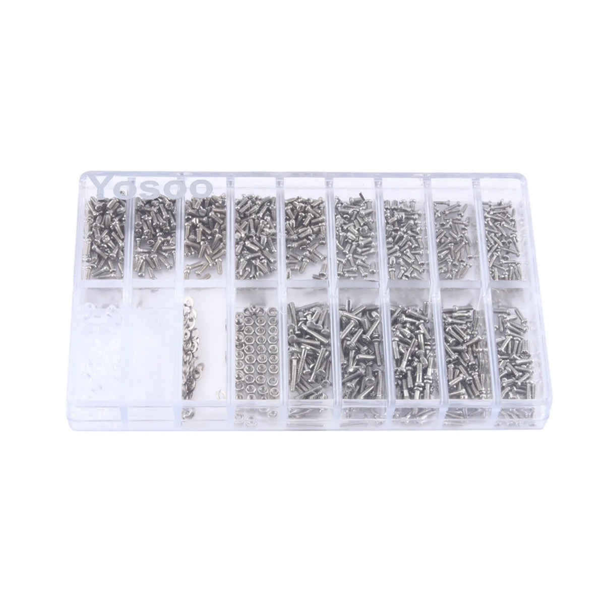 Stainless Steel Watch & Eyeglass Screw Repair Kit | Tiny Nuts Screw Repair Kit Qme