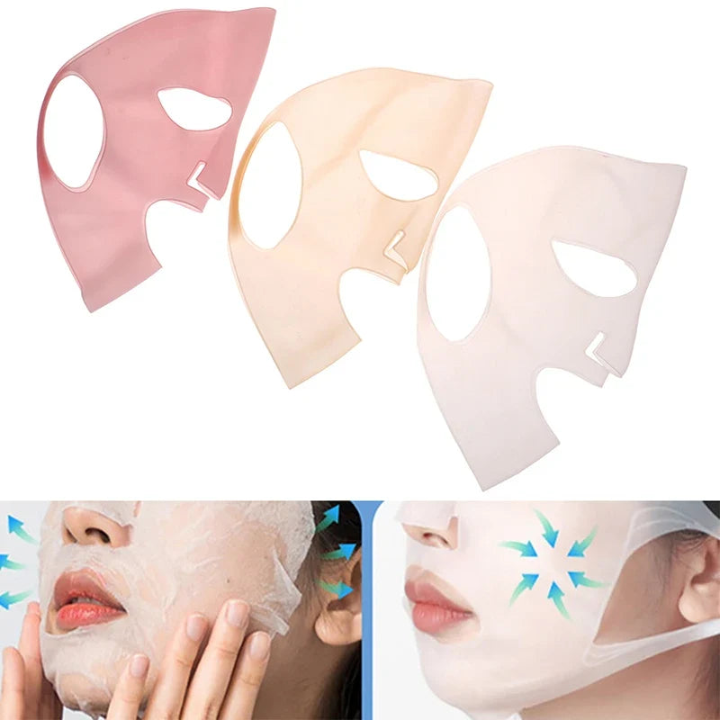 Reusable Silicone Face Mask Cover | Hanging Ear Design Silicone Face Mask Cover Qme