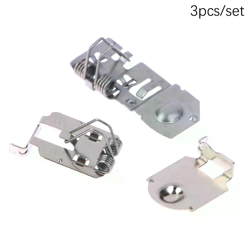 Wii Remote Nunchuck Battery Holder – Durable Metal Replacement Game Controller Part Qme