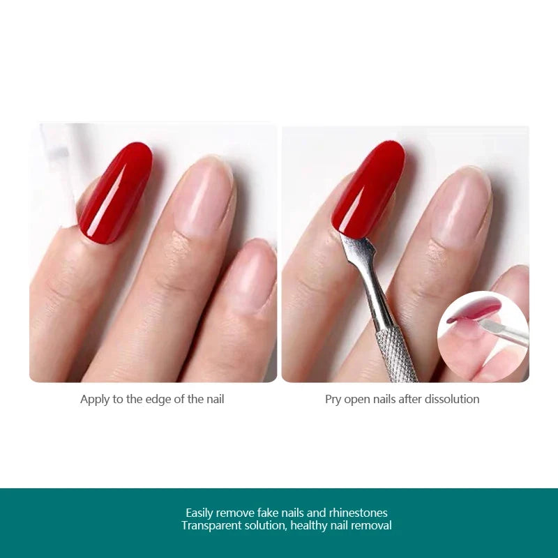 Nailpop Nail Glue Debonder – False Nail & Rhinestone Remover 2pc Nail Glue Debonder Qme