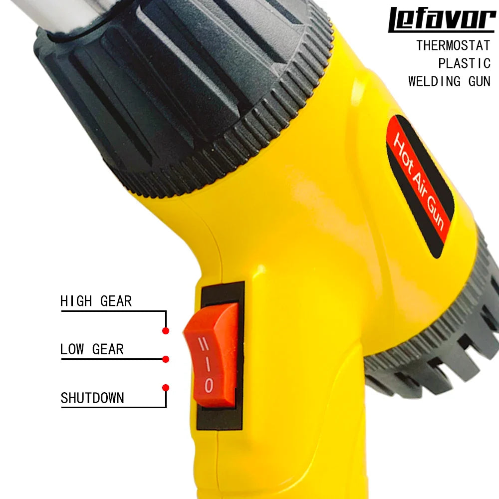 750–1000W Hot Air Welding Gun | Adjustable Temp Plastic Repair Hot Air Welding Gun Qme