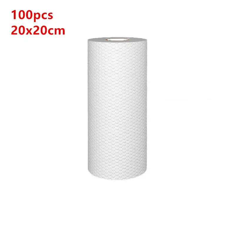 Reusable Non-Woven Cleaning Cloths 50/100 Pack – Kitchen Rags Cleaning Cloths Qst 100PCS