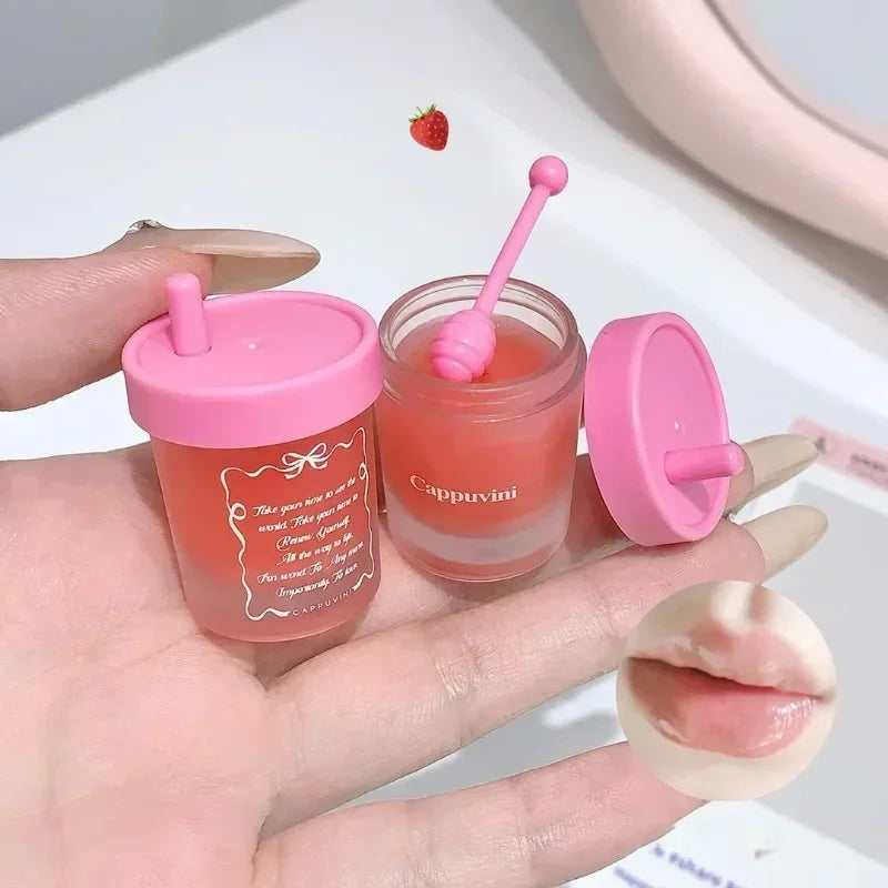 Blueberry Juice Solid Lip Mask – Moisturizing Nourishing Lip Balm Solid Lip Mask Qme