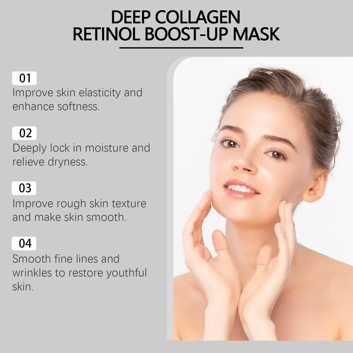 Qme Deep Collagen Retinol Firming & Lifting Facial Mask Firming Facial Mask Qme