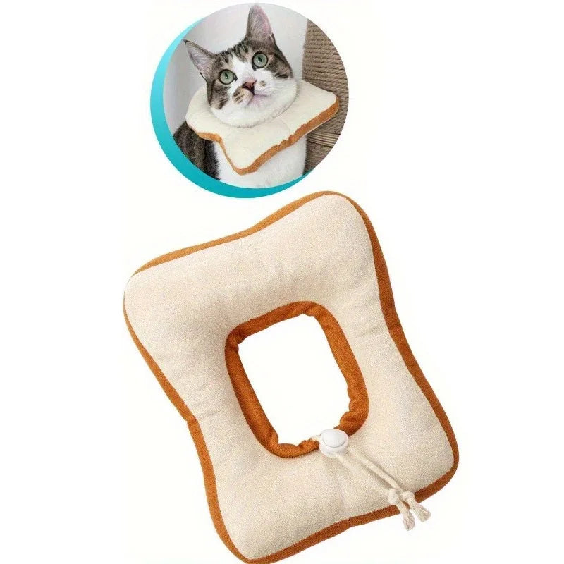 Cat Recovery Neck Cone Collar – Soft Anti-Lick E-Collar Cat Recovery Collar Qme YELLOW