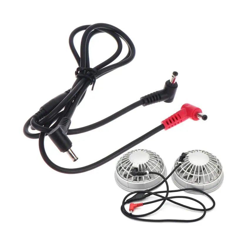 Wearable Air Circulation Fan Cable 7-36V Summer Cooling Wearable Cooling Fan Qme