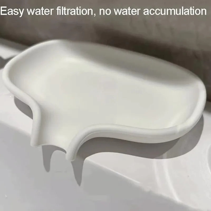 Minimalist Rectangular Soap Dish with Drainage Holes | Modern Soap Dish Qme