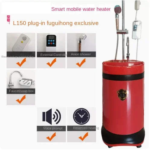 Electric Mobile Water Heater Smart Integrated Storage Shower Electric Water Heater Qst 7
