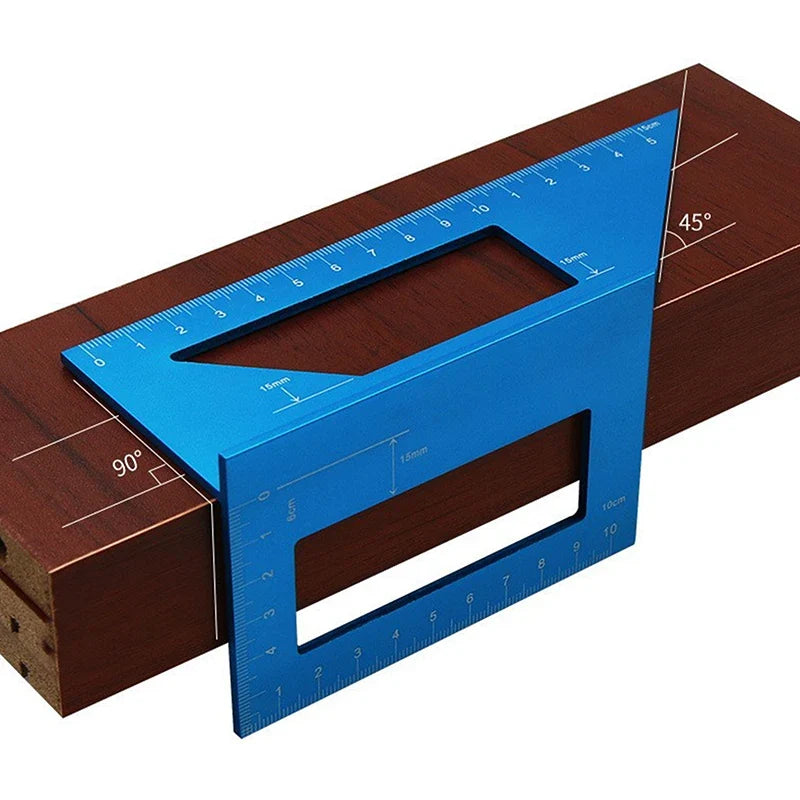 Aluminum Square Angle Ruler Marking Gauge – 45 & 90 Degree Angle Marking Gauge Qme