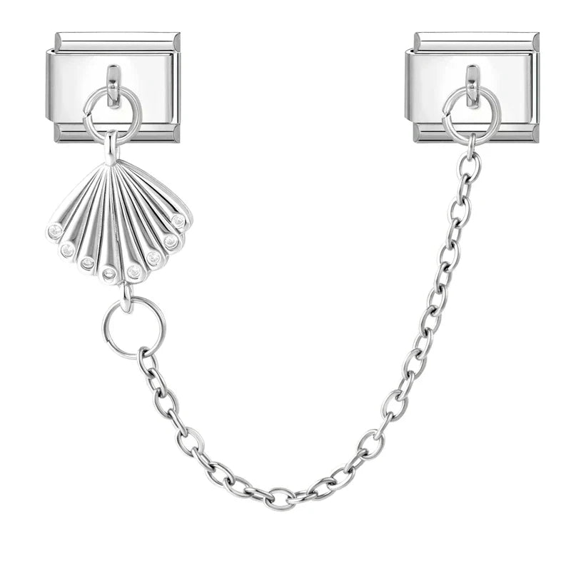 Zircon Heart Butterfly Tassel Italian Charm Links | 12 Colors Italian Charm Links Qme S 4