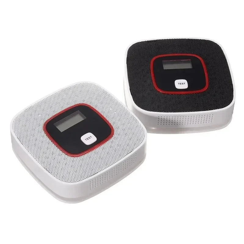 LCD CO Carbon Monoxide Detector & Smoke Alarm with Display CO & Smoke Detector Qme