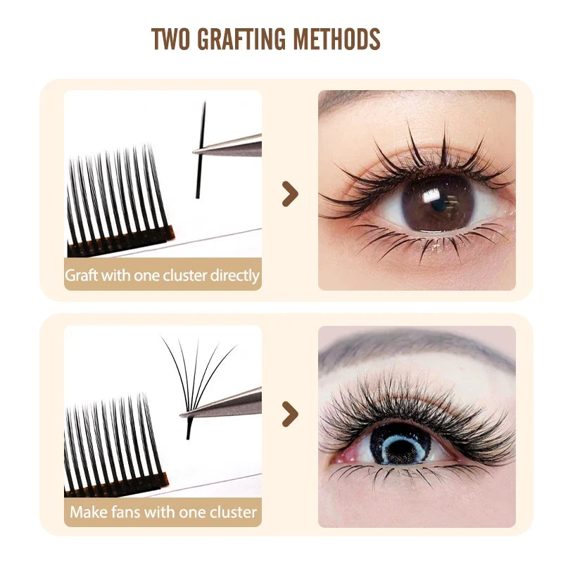 NATUHANA 5D Flora Easy Fan Individual Eyelash Extensions Individual Eyelash Extensions Qme
