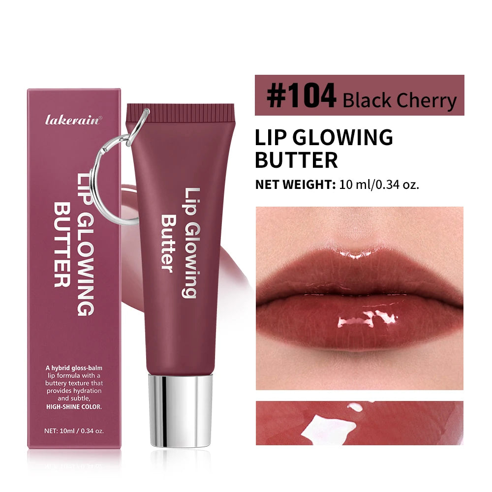 Lakerain Lip Glowing Butter – Moisturizing Colored Lip Gloss Colored Lip Gloss Qst 04