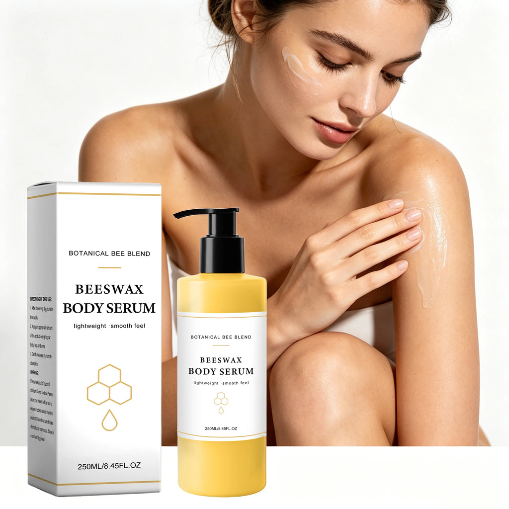 Beeswax Body Serum 250ml – Moisturizing & Smoothing Skin Care Body Serum Qst