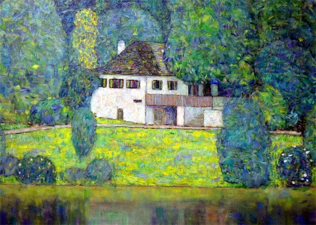 Gustav Klimt Flower Garden Canvas Print – Nordic Wall Art Canvas Wall Art Qst K 20x30cm Unframed