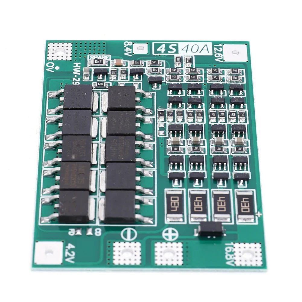 2S 3S 4S Li-ion BMS Protection Board 20A 40A 60A BMS Protection Board Qme