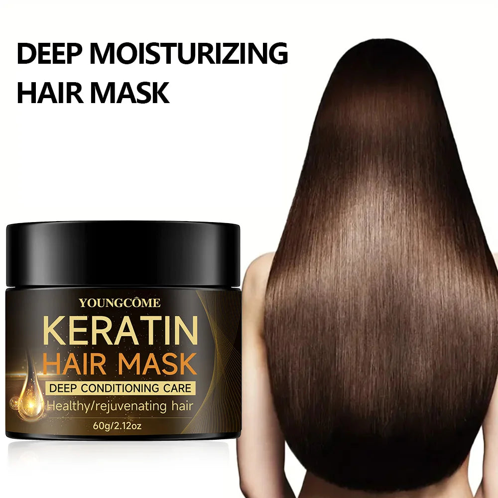 YOUNGCOME Keratin Hair Mask – Moisture, Shine & Frizz Control Keratin Hair Mask Qst