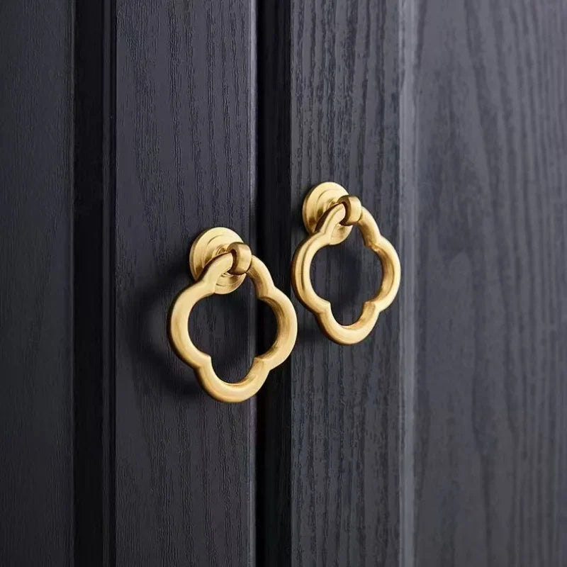 Brushed Zinc Alloy Vintage Modern Cabinet Knobs | Set of 2-4 Cabinet Knobs Qme