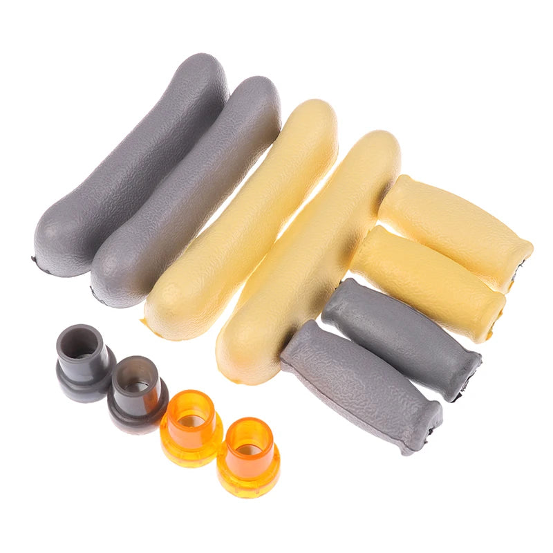 6-Piece Crutch Pad Replacement Kit – Non-Slip Rubber Cushions Crutch Pad Set Qst