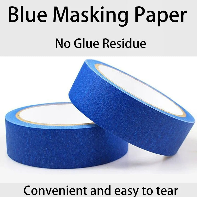 Blue Painter's Masking Tape – Clean Edges, Walls & Ceilings 20M Painter's Masking Tape Qme